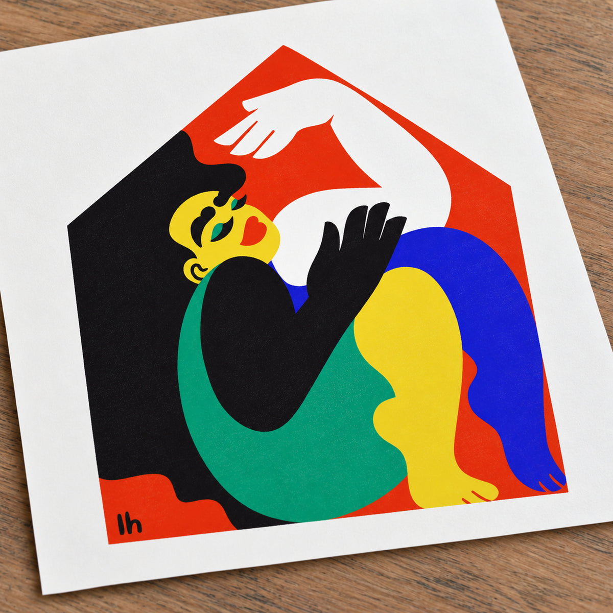 Making Space I — 8×8 Art Print