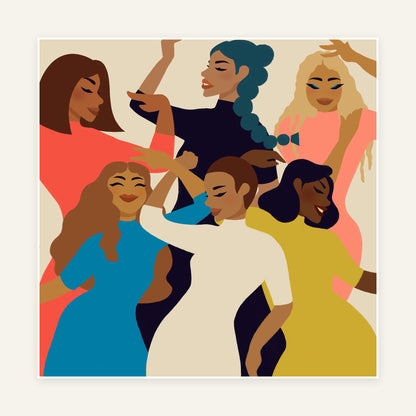 Squad Goals — 8×8 Art Print