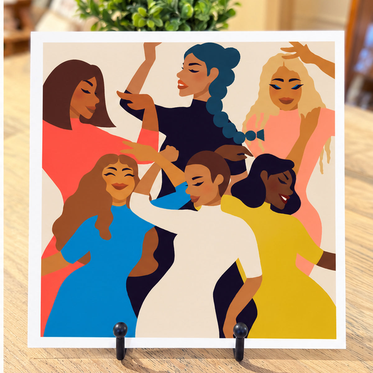 Squad Goals — 8×8 Art Print