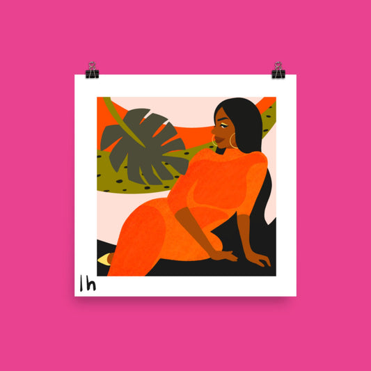 Mad Tropical - Bold, Vibrant Matte Poster by Lo Harris