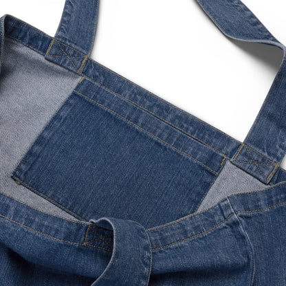 Nah - Organic Denim Tote Bag by Lo Harris